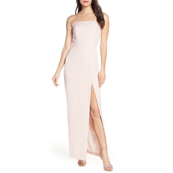 Wayf MILA STRAPLESS SLIT GOWN 💖IN STORES💖 - Picture 1 of 2